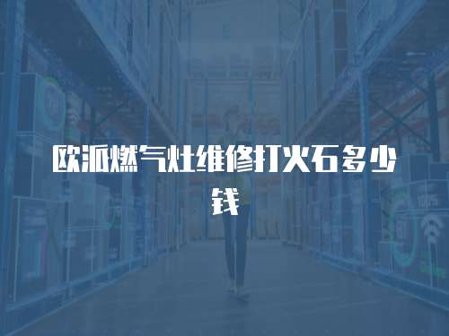 歐派燃?xì)庠罹S修打火石多少錢
