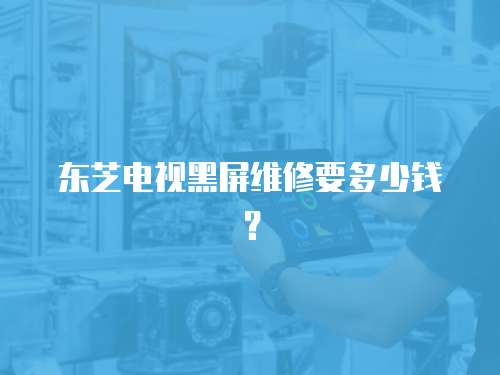 東芝電視黑屏維修要多少錢？