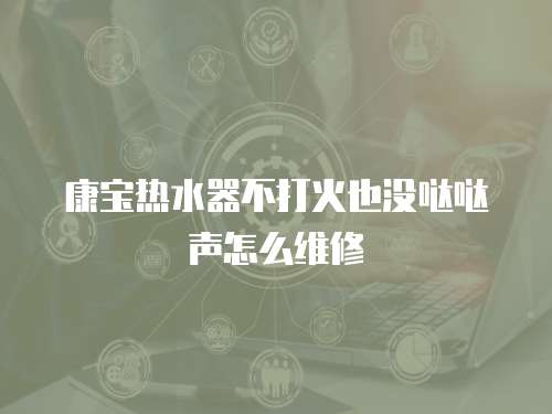 康寶熱水器不打火也沒噠噠聲怎么維修