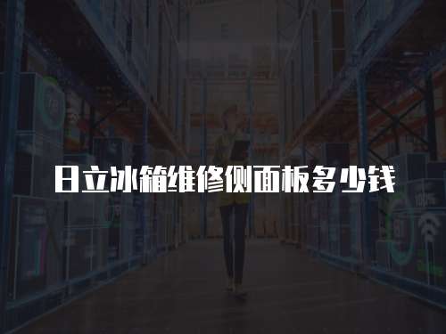 日立冰箱維修側面板多少錢