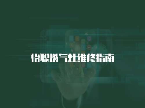 怡聰燃?xì)庠罹S修指南