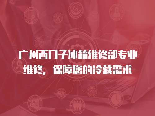 廣州西門子冰箱維修部專業維修，保障您的冷藏需求