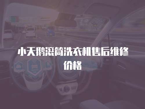 小天鵝滾筒洗衣機售后維修價格