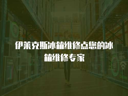 伊萊克斯冰箱維修點您的冰箱維修專家