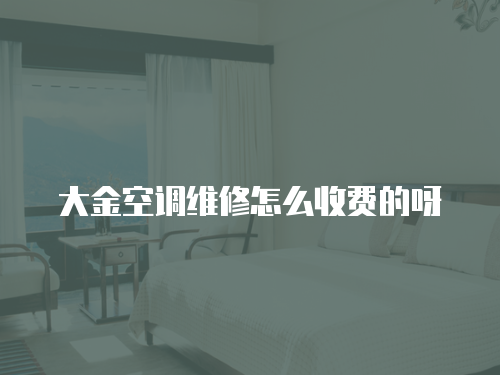 大金空調維修怎么收費的呀