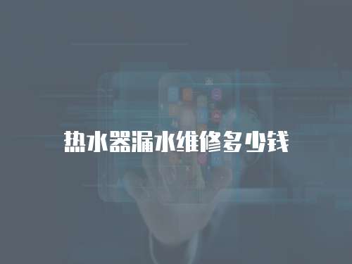 熱水器漏水維修多少錢(qián)