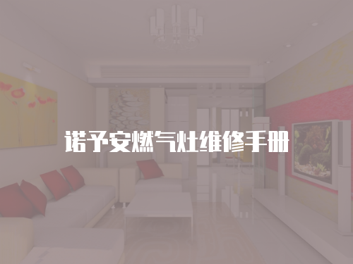 諾予安燃氣灶維修手冊