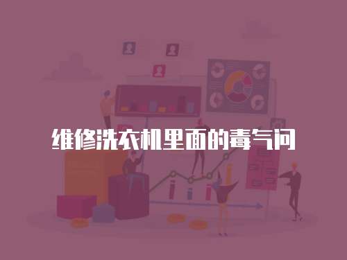 維修洗衣機里面的毒氣問