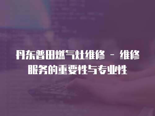 丹東普田燃?xì)庠罹S修 - 維修服務(wù)的重要性與專業(yè)性