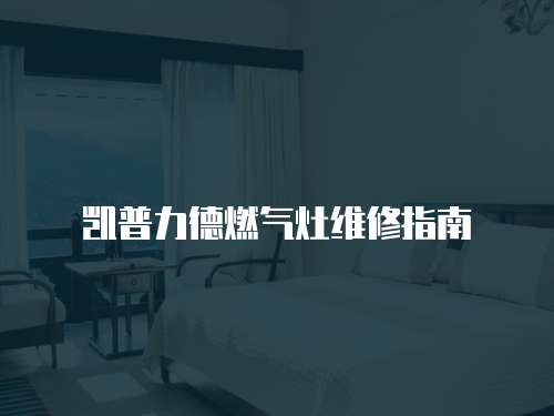 凱普力德燃氣灶維修指南