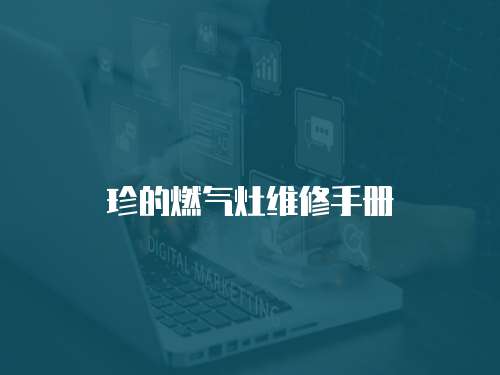 珍的燃氣灶維修手冊