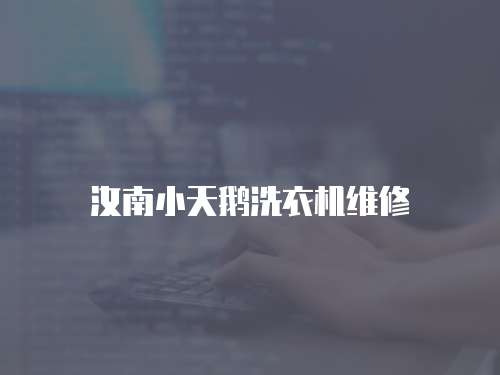 汝南小天鵝洗衣機(jī)維修