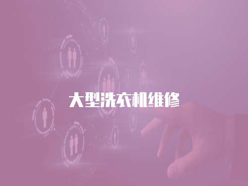 大型洗衣機維修