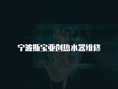 寧波斯寶亞創(chuàng)熱水器維修