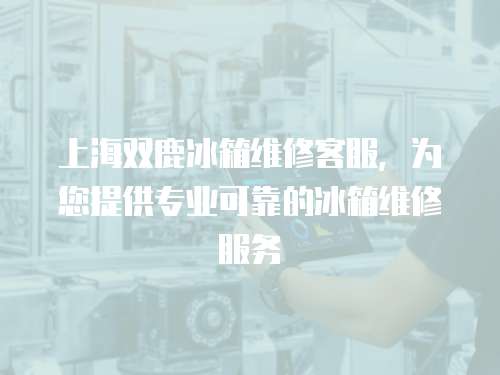 上海雙鹿冰箱維修客服，為您提供專業可靠的冰箱維修服務