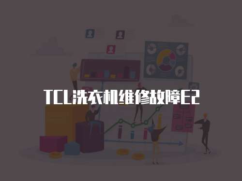 TCL洗衣機維修故障E2