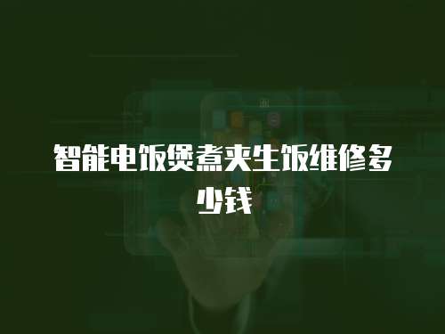 智能電飯煲煮夾生飯維修多少錢