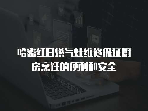 哈密紅日燃氣灶維修保證廚房烹飪的便利和安全