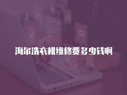 海爾洗衣機維修費多少錢啊