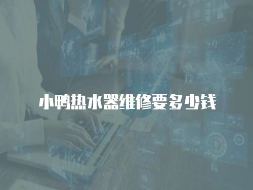 小鴨熱水器維修要多少錢