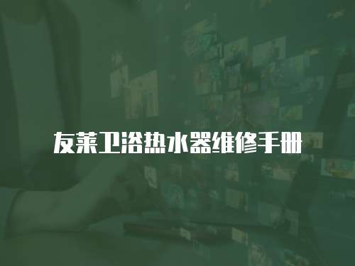 友萊衛浴熱水器維修手冊