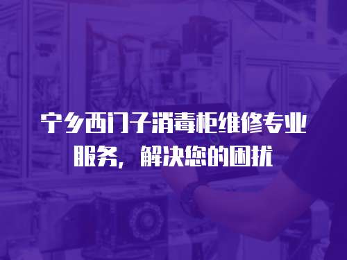寧鄉西門子消毒柜維修專業服務，解決您的困擾