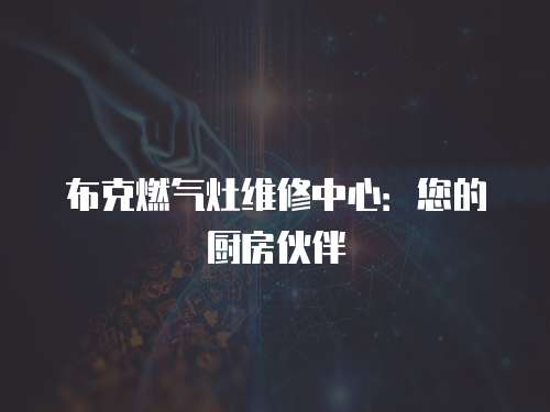 布克燃?xì)庠罹S修中心：您的廚房伙伴