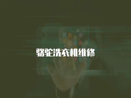 駱駝洗衣機維修