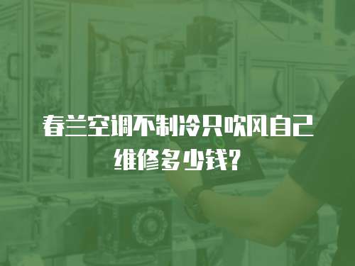 春蘭空調不制冷只吹風自己維修多少錢？