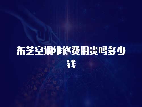 東芝空調維修費用貴嗎多少錢