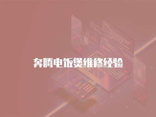 奔騰電飯煲維修經驗