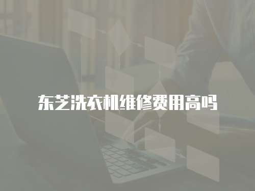 東芝洗衣機維修費用高嗎