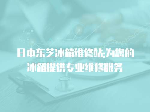 日本東芝冰箱維修站:為您的冰箱提供專業維修服務