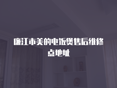 廉江市美的電飯煲售后維修點地址