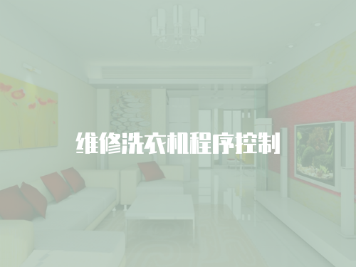 維修洗衣機(jī)程序控制