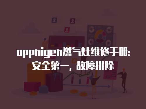 oppnigen燃氣灶維修手冊: 安全第一, 故障排除