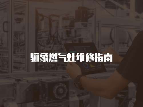 驪象燃氣灶維修指南