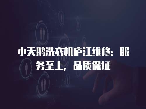 小天鵝洗衣機廬江維修：服務至上，品質保證
