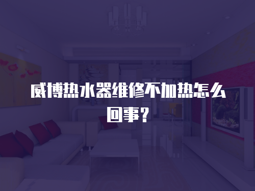 威博熱水器維修不加熱怎么回事？