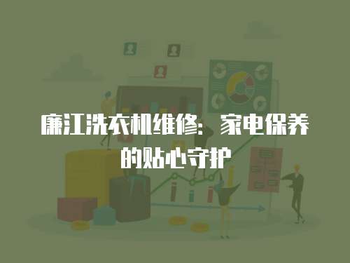 廉江洗衣機維修：家電保養的貼心守護