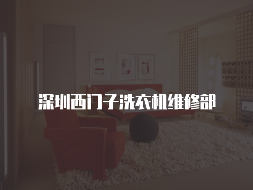 深圳西門子洗衣機維修部