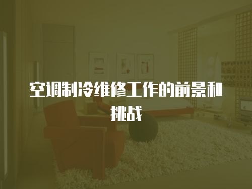 空調制冷維修工作的前景和挑戰
