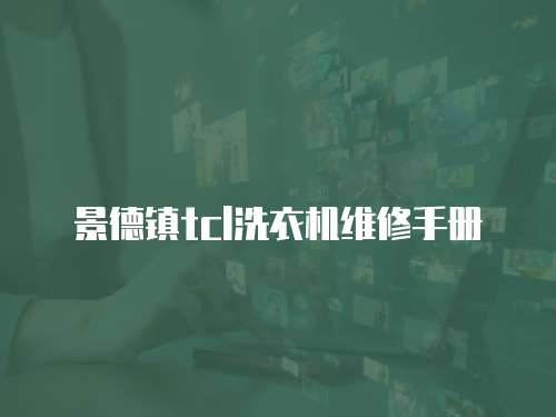 景德鎮tcl洗衣機維修手冊