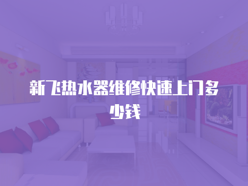 新飛熱水器維修快速上門多少錢