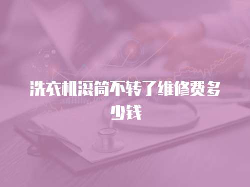 洗衣機滾筒不轉了維修費多少錢