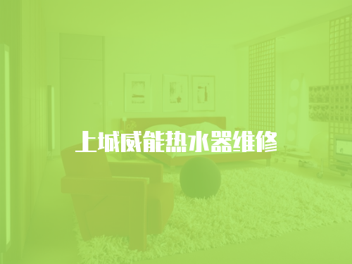 上城威能熱水器維修