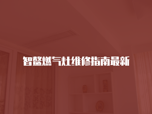 智鰲燃氣灶維修指南最新