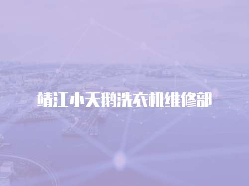 靖江小天鵝洗衣機維修部