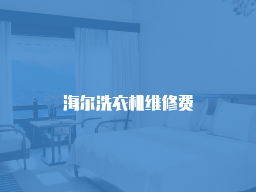 海爾洗衣機維修費