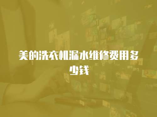 美的洗衣機漏水維修費用多少錢